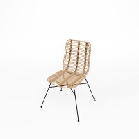 Polyrattan Stapelstuhl Palm