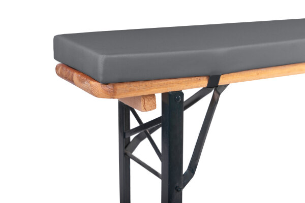 Bierbankauflagen Premium anthrazit