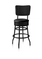 American Diner Barhocker BS-29CB-66 Full Black